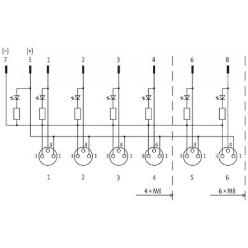 8000-86070-0000000 EXACT8, 6XM8, 3 POLE