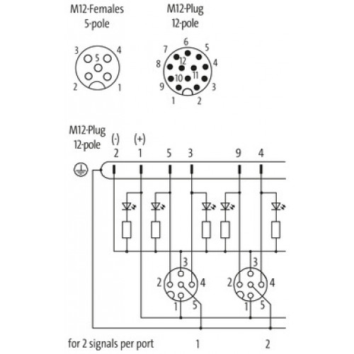 8000-84560-0000000 EXACT12, 4XM12, 5 POLE