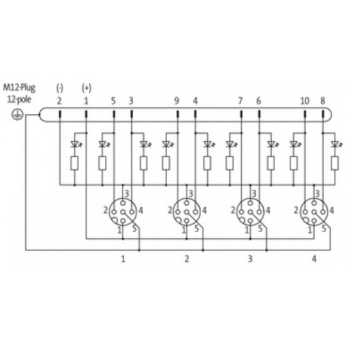 8000-84560-0000000 EXACT12, 4XM12, 5 POLE