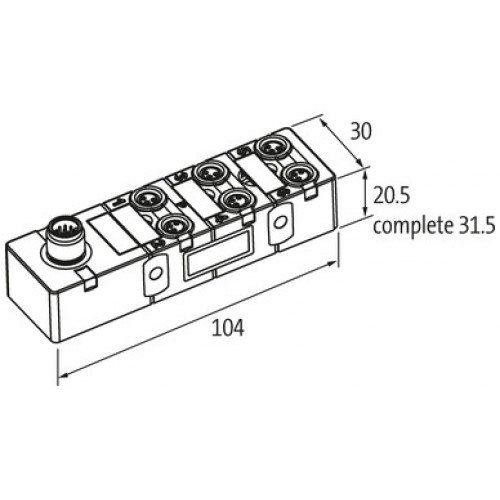 8000-86070-0000000 EXACT8, 6XM8, 3 POLE