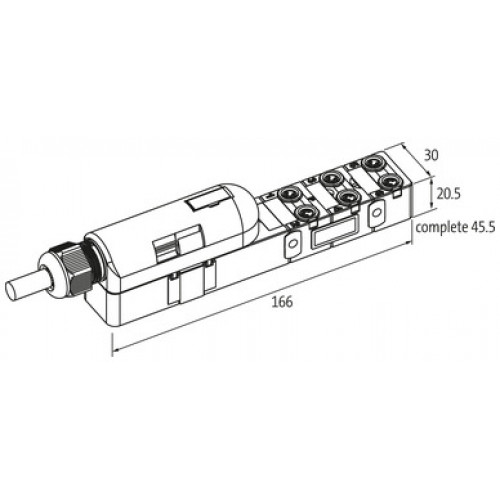 8000-86140-3890300 EXACT8, 6XM8, 4 POLE PLUG. CAP, SPRING-TERM.
