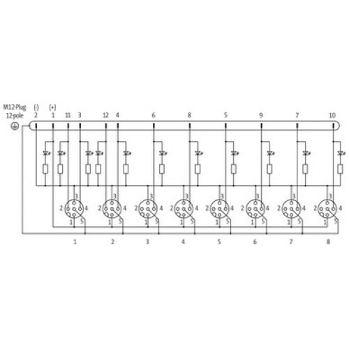 8000-88460-0000000 EXACT12, 8XM12, 4 POLE