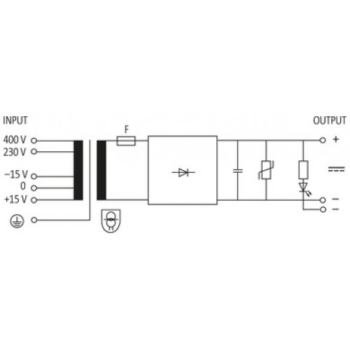 8985351 MEN POWER SUPPLY 1/2-PHASE, SMOOTHED