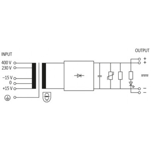 85353 MEN POWER SUPPLY 1/2-PHASE, SMOOTHED