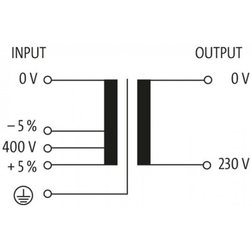 866160 MET SINGLE-PHASE CONTROL AND ISOLATION TRANSFORMER