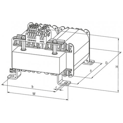 866193 MET SINGLE-PHASE CONTROL AND ISOLATION TRANSFORMER