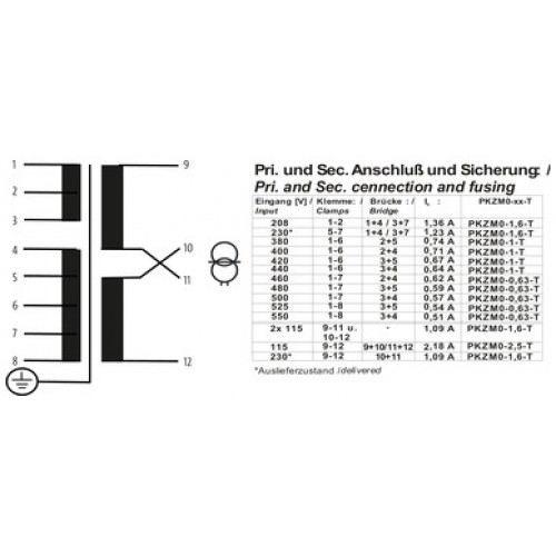 866024 MST 1-PHASE CONTROL AND ISOLATION TRANSFORMER