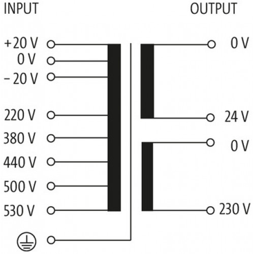 866058 MET SINGLE-PHASE CONTROL AND ISOLATION TRANSFORMER