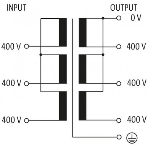 866086 MDT THREE-PHASE CONTROL AND ISOLATION TRANSFORMER
