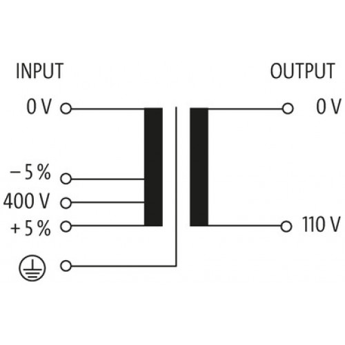 866141 MET SINGLE-PHASE CONTROL AND ISOLATION TRANSFORMER