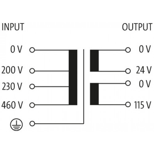866150 MST SINGLE-PHASE CONTROL AND ISOLATION TRANSFORMER