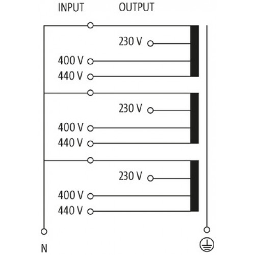 866151 MDST THREE-PHASE AUTOTRANSFORMER