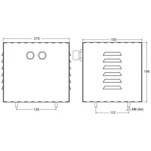 866160 MET SINGLE-PHASE CONTROL AND ISOLATION TRANSFORMER