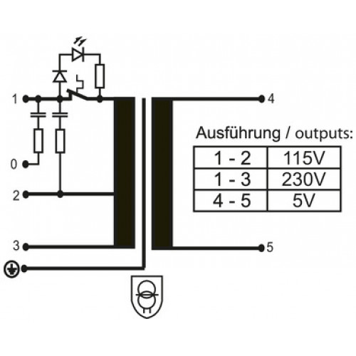 866161 MTS SINGLE-PHASE SAFETY TRANSFORMER