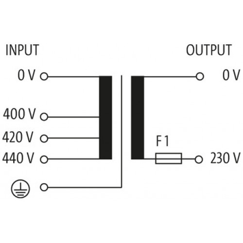 866162 MST SINGLE-PHASE CONTROL AND ISOLATION TRANSFORMER