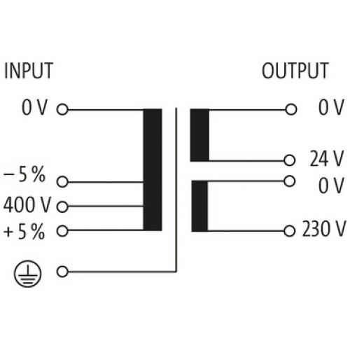 866171 MTS SINGLE-PHASE CONTROL AND ISOLATION TRANSFORMER