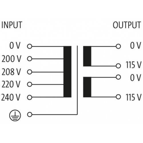 866176 MST SINGLE-PHASE CONTROL AND ISOLATION TRANSFORMER