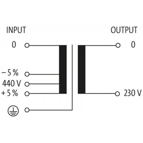 866181 MET SINGLE-PHASE CONTROL AND ISOLATION TRANSFORMER