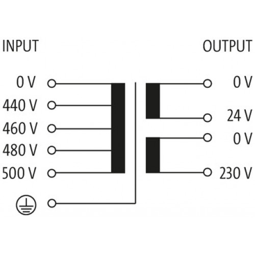 866182 MTS SINGLE-PHASE CONTROL AND ISOLATION TRANSFORMER