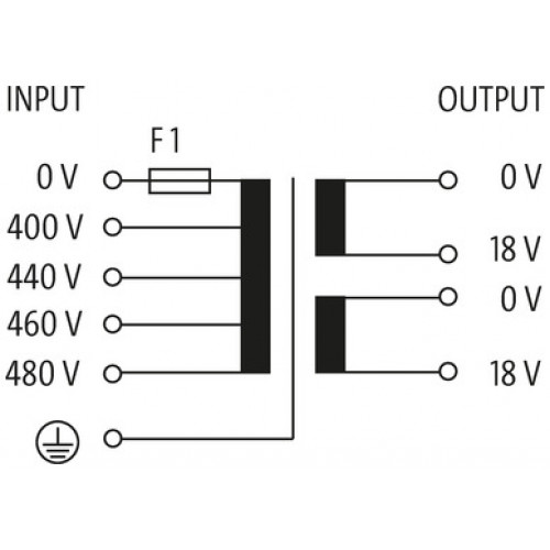 866183 MTS SINGLE-PHASE SAFETY TRANSFORMER