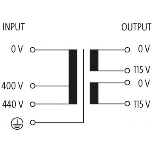 866186 MST SINGLE-PHASE CONTROL AND ISOLATION TRANSFORMER