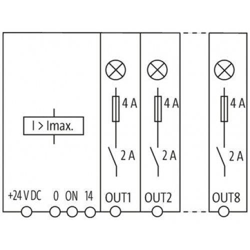 9000-41068-0200000 MICO BASIC 8.2 electronic circuit protection, 8 CHANNELS