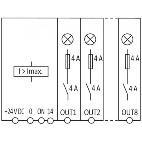 9000-41068-0400000 MICO BASIC 8.4 electronic circuit protection, 8 CHANNELS