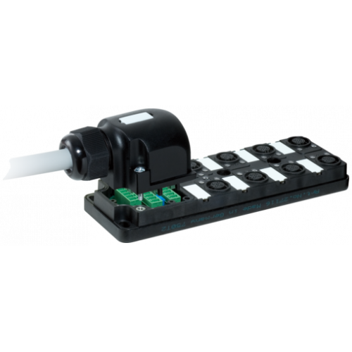 27021 MVP12, 8XM12, 4POLE, PLUGGABLE CABLE