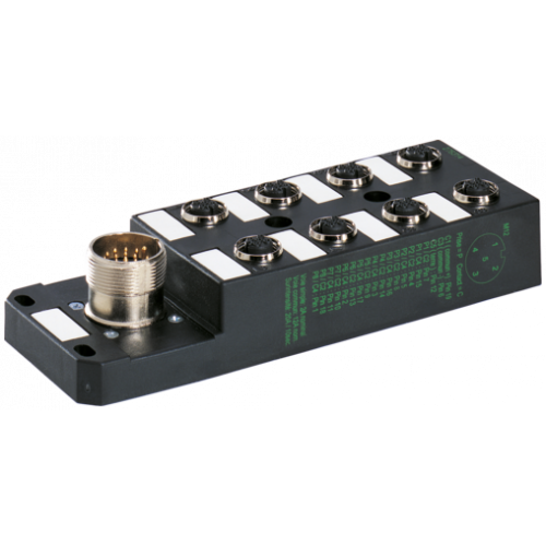 276314 M12 DISTRIBUTOR BOX 8-WAY, 5-POLE, NO LED