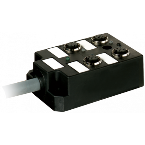 27832 PASSIVE-DI0° PLASTIC,4XM12,5POL,PRE-WIRED CABLE