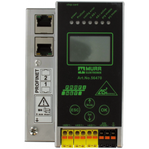 56470 Gateway ProfiNet/AS-i, 1 Master, P24