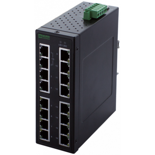58174 TREE 16 TX Metall 2GE 14 FE - Unmanaged Gigabit Switch - 16 Ports/