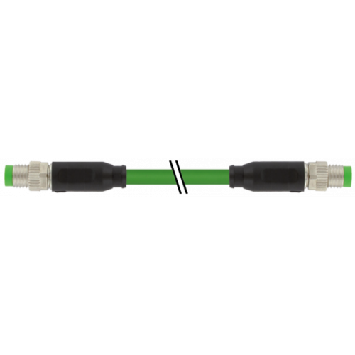 7001-89701-7910010 M8 male 0° / M8 male 0° A-cod. shielded