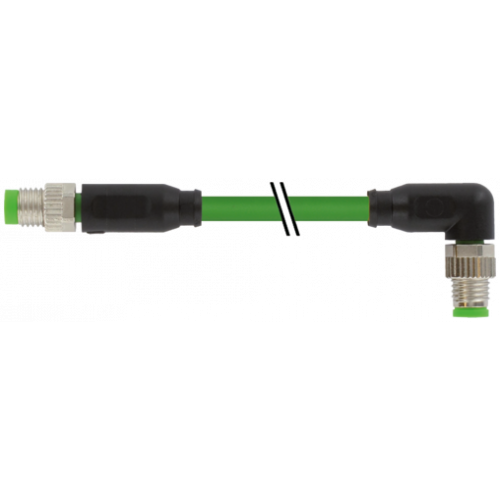 7000-89711-7910030 M8 male 0° / M8 male 90° A-cod. shielded