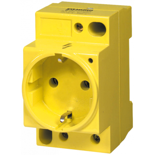 67950 MSVD POWER SOCKET VDE YELLOW