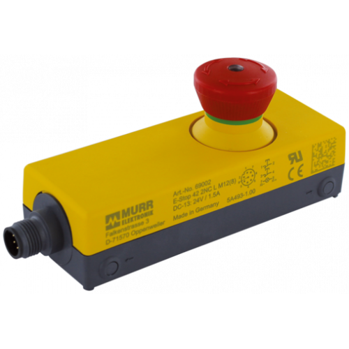 69002 Emergency stop with 2 positive opening