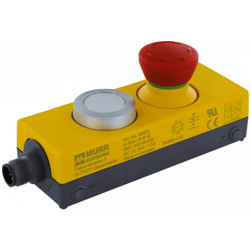 69003 Emergency stop with 2 positive opening