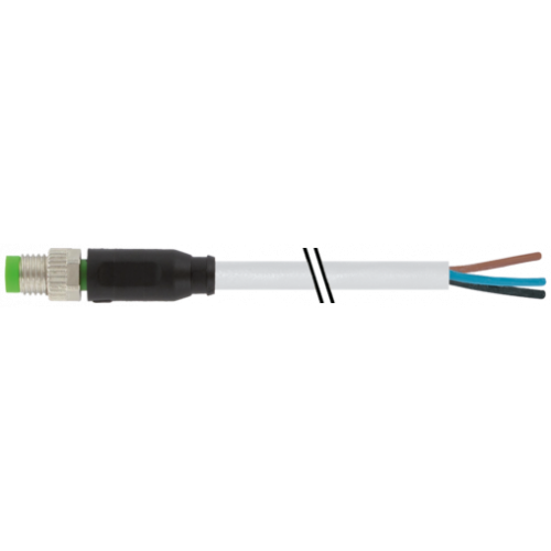 7999-08001-2230100 M8 male 0° A-cod. with cable