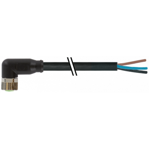 7999-08081-6230500 M8 female 90° A-cod. with cable