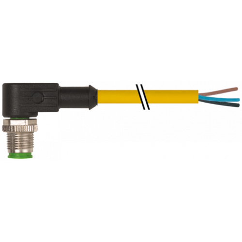 7000-12081-0130050 M12 male 90° A-cod. with cable