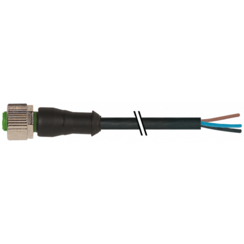 7000-12181-6130030 M12 female 0° A-cod. with cable