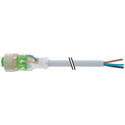 7000-12261-2130150 M12 female 0° A-cod. with cable LED