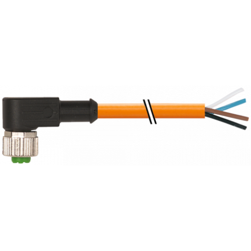 7000-12341-8460750 M12 female 90° A-cod. with cable