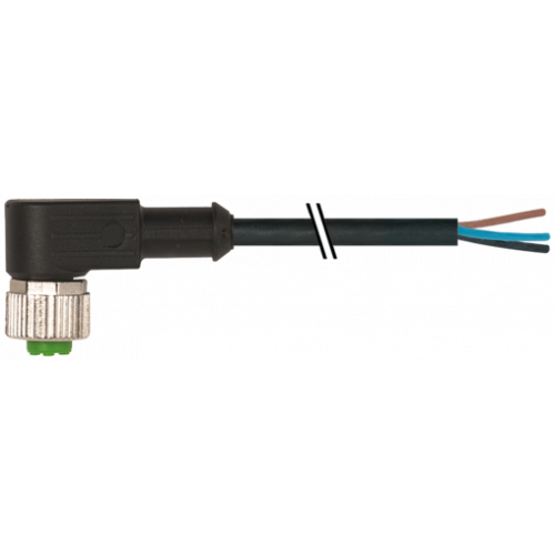 7356-12321-6332500 M12 female 90° with cable