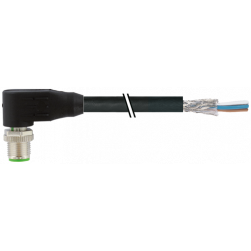 7000-13161-6430100 M12 male 90° A-cod. with cable shielded