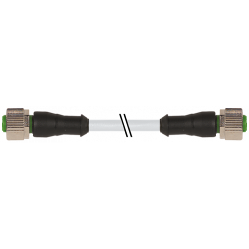 7000-40051-2250100 M12 female 0° / M12 female 0° A-cod.