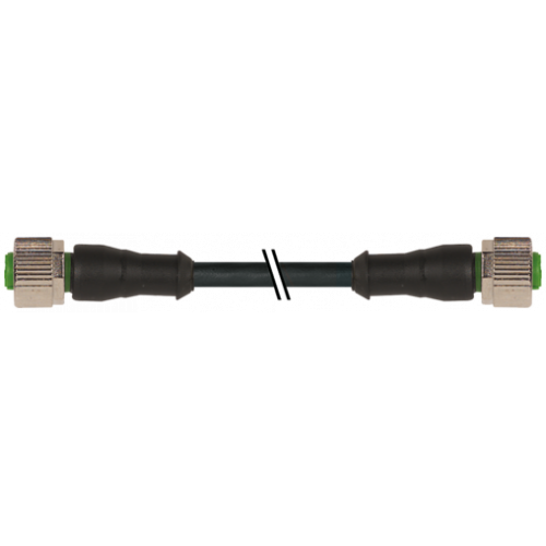 7000-40051-6150030 M12 female 0° / M12 female 0° A-cod.