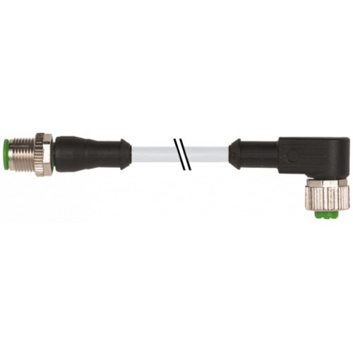 7000-40101-2230100 M12 male 0° / M12 female 90° A-cod.