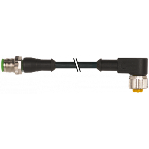 7000-40162-6130075 M12 male 0° / M12 female 90° A-cod.