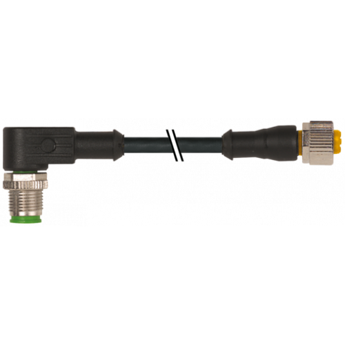 7000-40192-6130030 M12 male 90° / M12 female 0° A-cod.